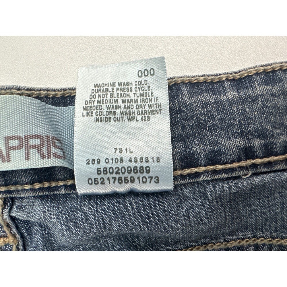 Levi's Nouveau Capri 515 Denim‎ Jeans Women's Size 22 Blue Wash Cropped - Picture 4 of 10